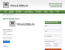 Tablet Screenshot of mcevertribble.com